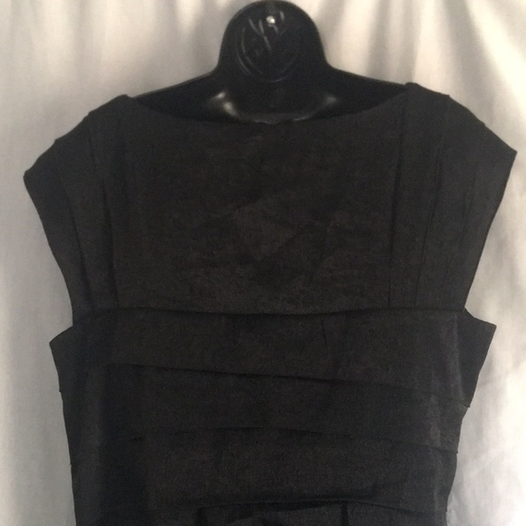 Signature by Sangria Black tiered layer dress - Picture 4 of 5